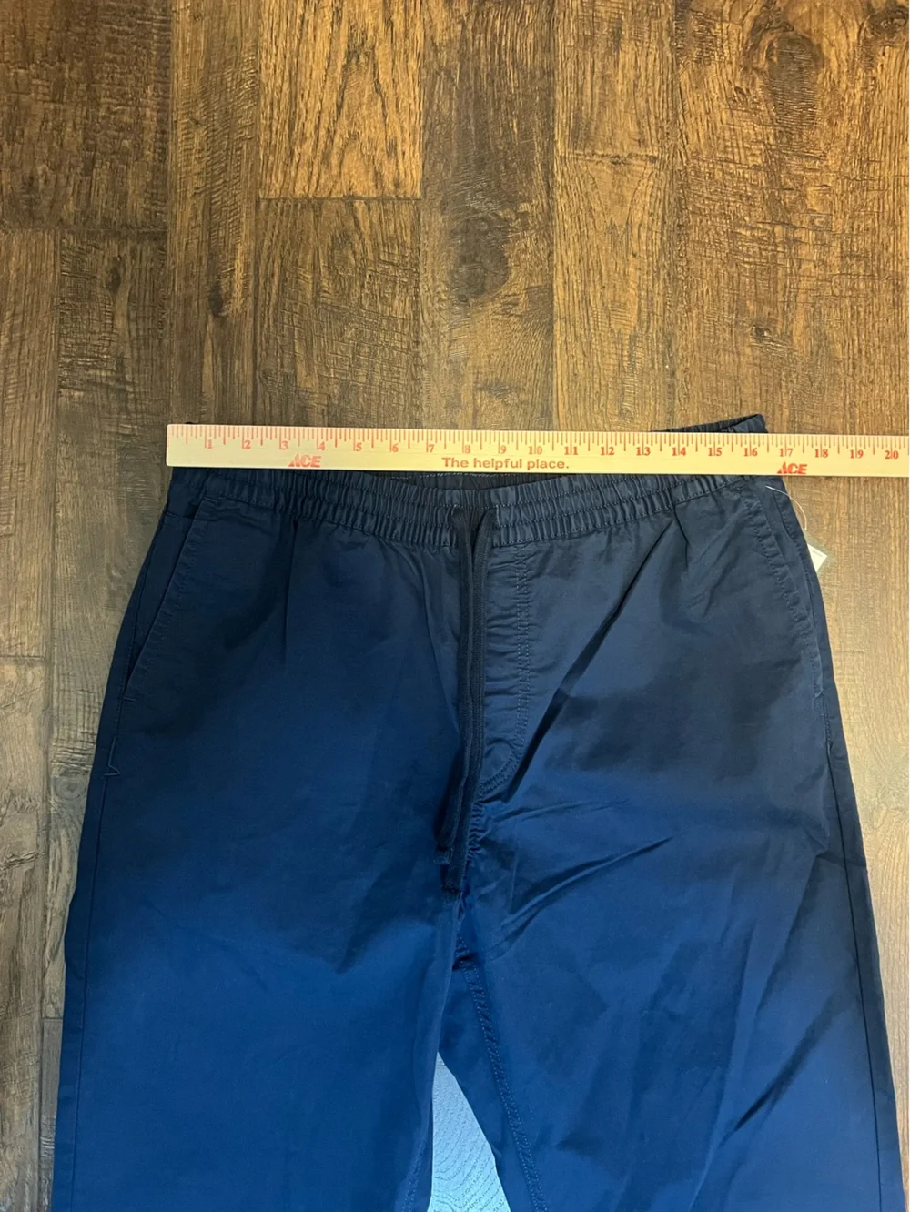 NWT Vans Men's Range Elastic Relaxed Fit Pants Size Large Color Navy Blue
